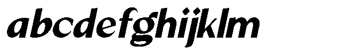 Mizhon Extra Bold Sans Slanted FONT