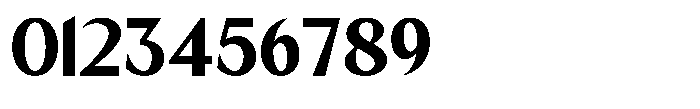 Mizhon Extra Bold Sans Font OTHER CHARS