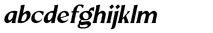 Mizhon Flare Bold Slanted FONT