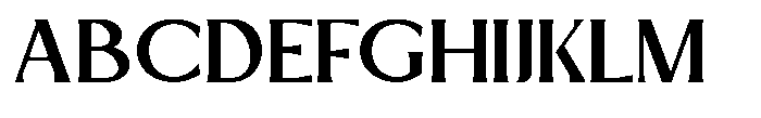 Mizhon Flare Bold Font UPPERCASE