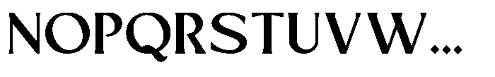 Mizhon Flare Bold Font UPPERCASE
