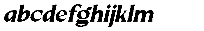 Mizhon Flare Extra Bold Slanted FONT