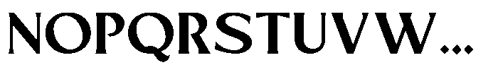 Mizhon Flare Extra Bold Font UPPERCASE