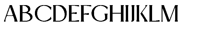 Mizhon Flare Medium Font UPPERCASE