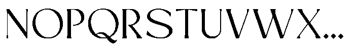 Mizhon Flare Varieble Heavy Font UPPERCASE