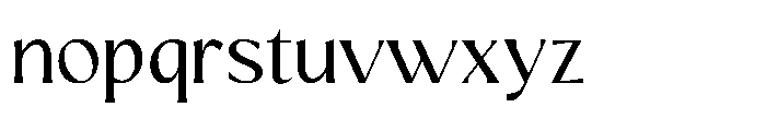 Mizhon Flare Varieble Heavy Font LOWERCASE