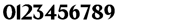 Mizhon Heavy Sans Font OTHER CHARS