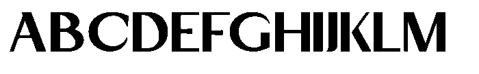 Mizhon Heavy Sans Font UPPERCASE
