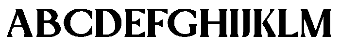Mizhon Heavy Serif Font UPPERCASE