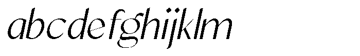 Mizhon Light Sans Slanted FONT