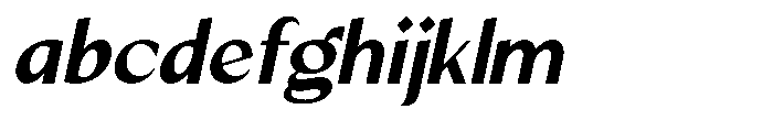 Mizhon Sans Bold Slanted FONT