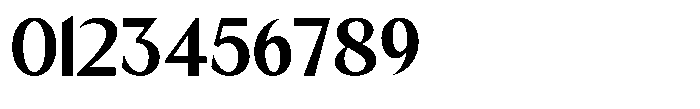 Mizhon Sans Bold Font OTHER CHARS