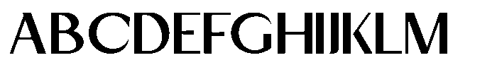 Mizhon Sans Bold Font UPPERCASE