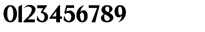 Mizhon Sans Extra Bold Font OTHER CHARS