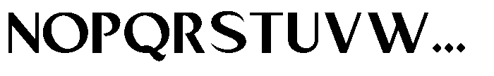 Mizhon Sans Extra Bold Font UPPERCASE