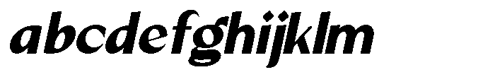 Mizhon Sans Heavy Slanted FONT