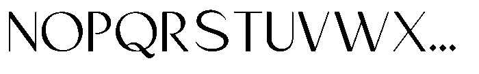 Mizhon Sans Regular Font UPPERCASE