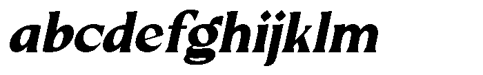 Mizhon Serif Heavy Slanted FONT