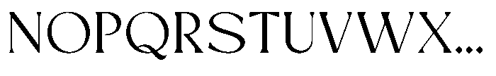 Mizhon Serif Variable Light Font UPPERCASE