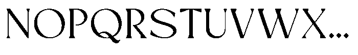 Mizhon Serif Font UPPERCASE