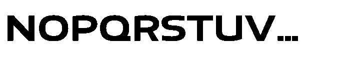 Mizzen Black Ample Font UPPERCASE