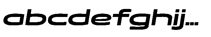 Mizzen Black Wide Italic FONT