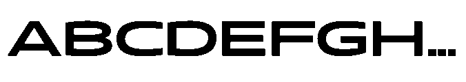 Mizzen Black Wide Font UPPERCASE
