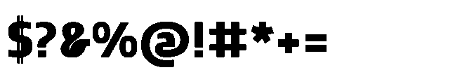 Mizzen Black Font OTHER CHARS
