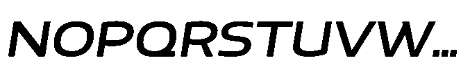 Mizzen Bold Ample Italic Font UPPERCASE