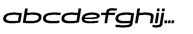 Mizzen Bold Wide Italic FONT