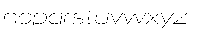 Mizzen Fine Ample Italic Font LOWERCASE