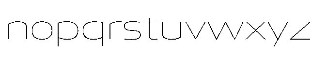 Mizzen Fine Ample Font LOWERCASE