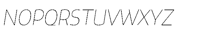 Mizzen Fine Italic Font UPPERCASE