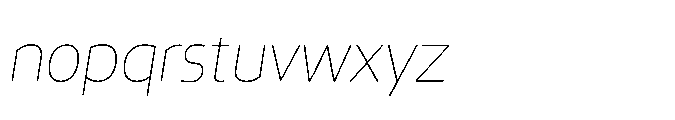 Mizzen Fine Italic Font LOWERCASE