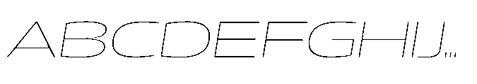Mizzen Fine Wide Italic Font UPPERCASE
