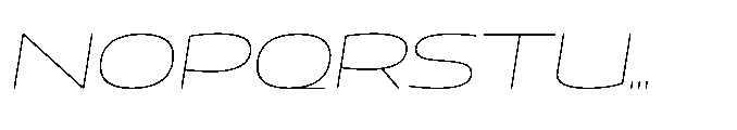 Mizzen Fine Wide Italic Font UPPERCASE