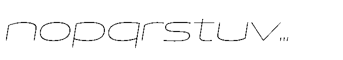 Mizzen Fine Wide Italic Font LOWERCASE