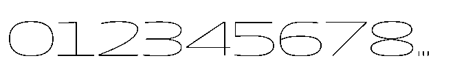 Mizzen Fine Wide Font OTHER CHARS