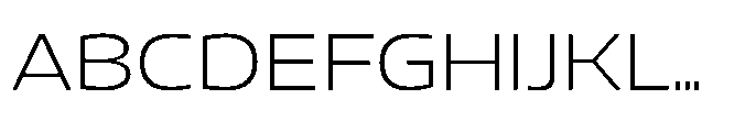 Mizzen Light Ample Font UPPERCASE