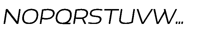 Mizzen Regular Ample Italic Font UPPERCASE