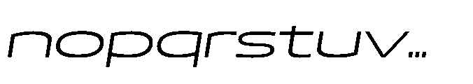 Mizzen Regular Wide Italic Font LOWERCASE