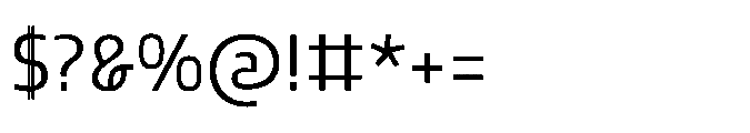 Mizzen Regular Font OTHER CHARS