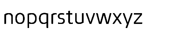 Mizzen Regular Font LOWERCASE