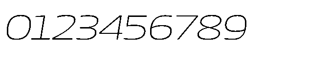 Mizzen Ultra Light Ample Italic Font OTHER CHARS