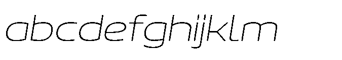 Mizzen Ultra Light Ample Italic FONT