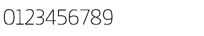 Mizzen Ultra Light Font OTHER CHARS