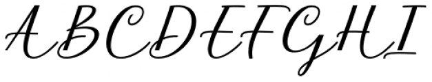 mithana script Regular Font UPPERCASE