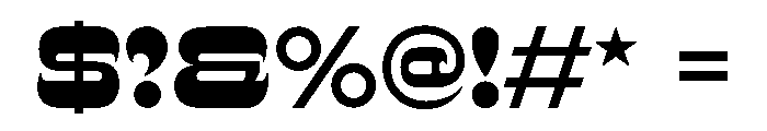 MIRE Regular Font OTHER CHARS