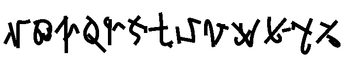 Michaux Light Font LOWERCASE