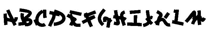 Michaux Regular Font UPPERCASE